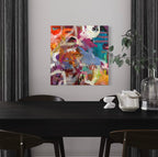 Rhapsody-in-color-acrylic-on-canvas-24" x 24"-$1,500