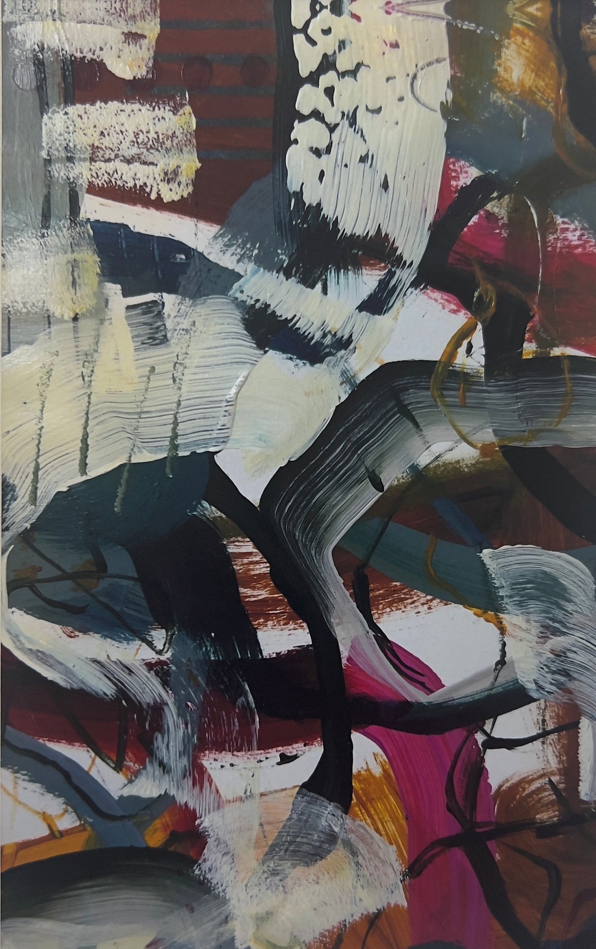 Be-Bold-print acrylic on paper